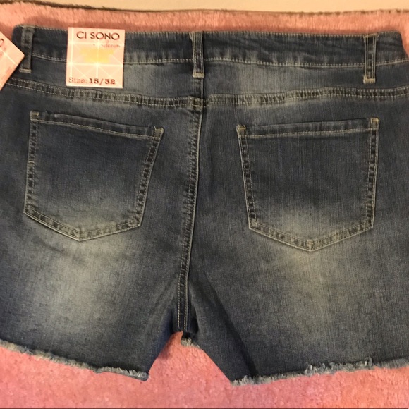 CI SONO Jean Shorts! BRAND NEW!! - Picture 4 of 8